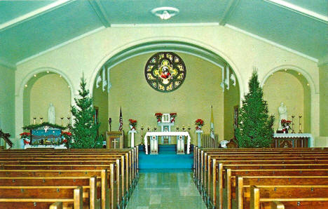 Christmas at St. Cecilia Catholic Church, 2357 Bayless Place, St. Paul, Minnesota, 1969