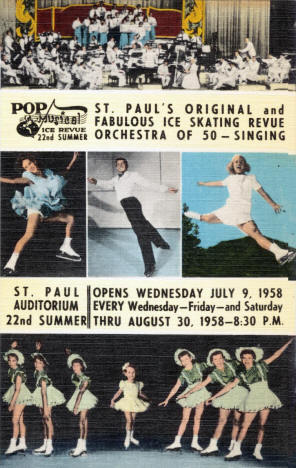 Pop Musical Ice Review, St. Paul Auditorium, St. Paul, Minnesota, 1958