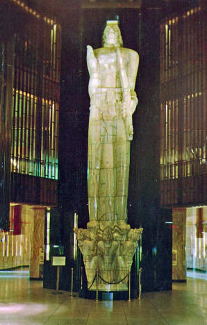 "God of Peace" Memorial Statue, City Hall, St. Paul, Minnesota, 1970's