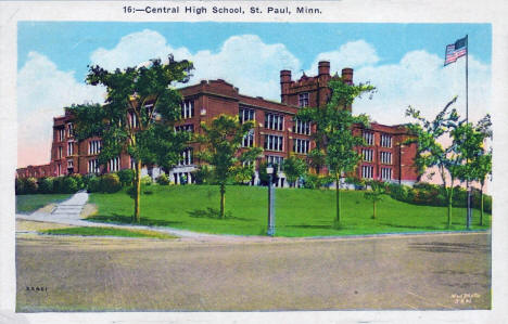 Central High School, St. Paul, Minnesota, 1920's
