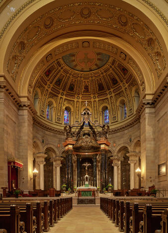 Sanctuary of the Cathedral of Saint Paul in St. Paul Minnesota, 2019