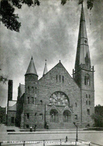 Central Presbyterian Church, 500 Cedar Street, St. Paul, Minnesota, 1907