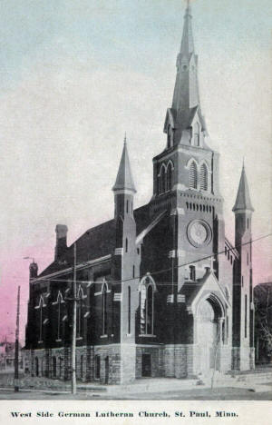 West Side German Lutheran Church, St. Paul, Minnesota, 1912
