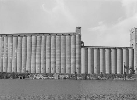 Grain elevators along Mississippi River. Saint Paul, Minnesota, 1939
