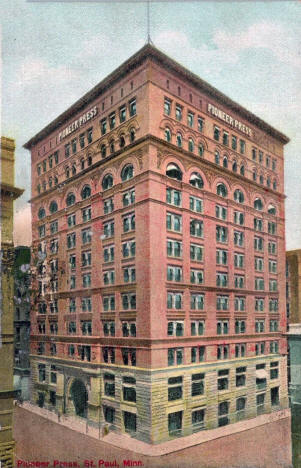Pioneer Press Building, 336 N Robert Street, St. Paul, Minnesota, 1908