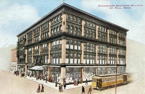 Mannheimer Brothers Buidling, 6th and Robert, St. Paul, Minnesota, 1911