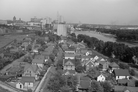 View of St. Paul, Minnesota, 1939