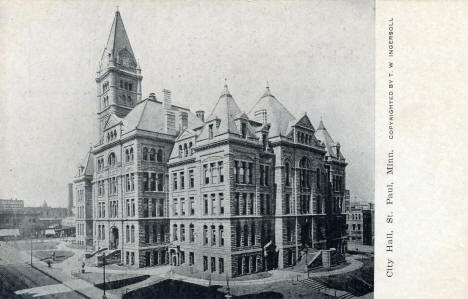 City Hall and Court House, 4th and Wabasha, St. Paul, Minnesota, 1907