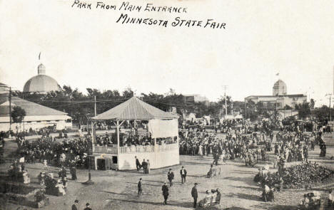 View from Main Entrance, Minnesota State Fair, 1911