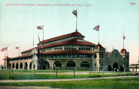 Livestock Building, Minnesota State Fair, 1910s