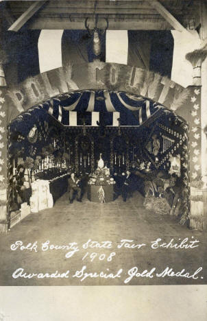 Polk County State Fair Exhibit, 1908