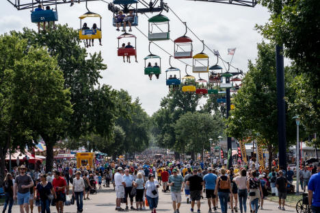 First day of the Minnesota State Fair August 23, 2018
