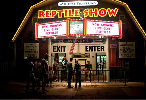 Monty's Traveling Reptile Show, Minnesota State Fair, 2012
