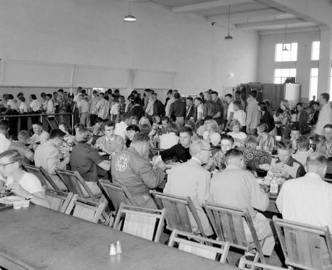 Cafeteria in the 4-H Building at the Minnesota State Fair, 1954