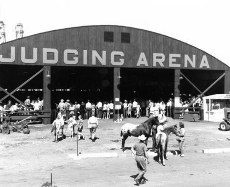 Judging Arena on Judson Avenue, Minnesota State Fair, 1964