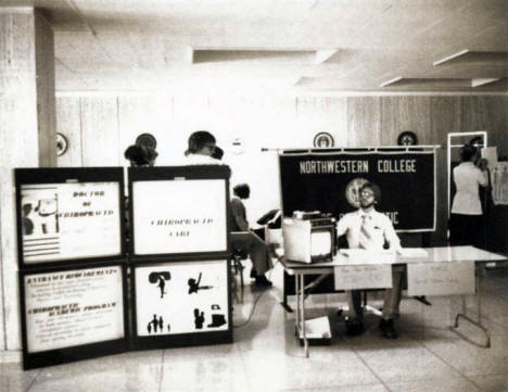 Northwestern College of Chiropractic Booth, State Fair, 1976