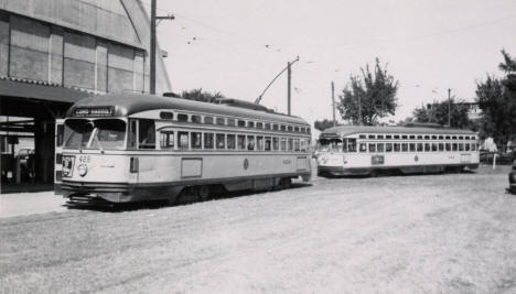 Last State Fair streetcars, 1953