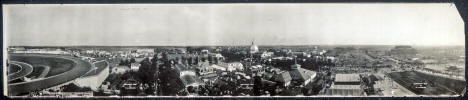 Panoramic view of the Minnesota State Fair, 1909