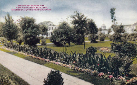 Minnesota State Fairgrounds before the Administration Building was constructed, 1908