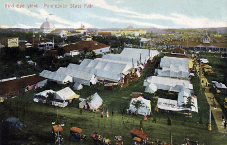 Birds eye view, Minnesota State Fair, 1909