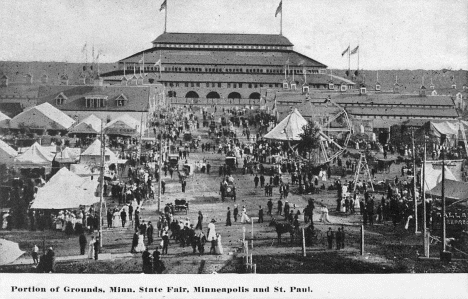 Portion of the Fair Grounds at the Minnesota State Fair, 1910s
