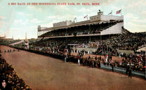 A Big Race at the Minnesota State Fair, 1908