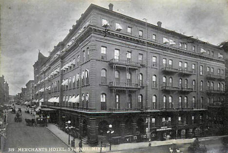 Merchants Hotel, St. Paul Minnesota, 1907