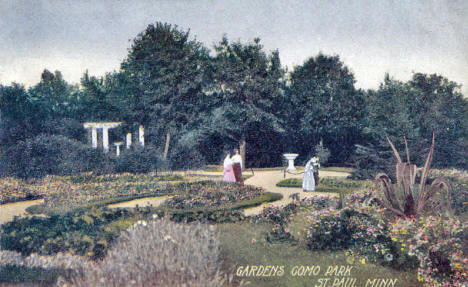 Gardens, Como Park, St. Paul Minnesota, 1909