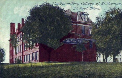 Dormitory, College of St. Thomas, St. Paul Minnesota, 1910's
