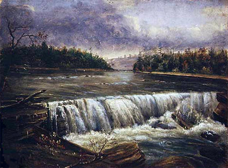 Western Side of the Falls of St. Anthony, Minneapolis Minnesota, 1848