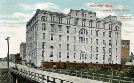 Pillsbury A Mill, Minneapolis Minnesota, 1907