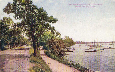 The Anchorage, Lake Calhoun, Minneapolis Minnesota, 1909