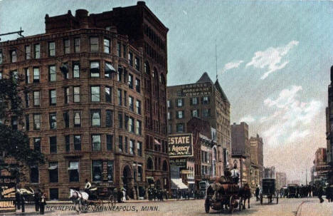 Hennepin Avenue, Minneapolis Minnesota, 1900's