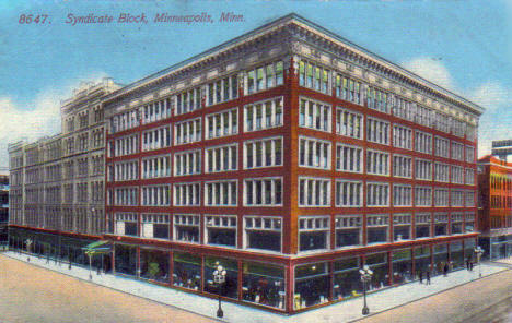 Syndicate Block, Minneapolis Minnesota, 1900's