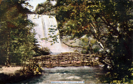 Minnehaha Falls, Minneapolis Minnesota, 1911