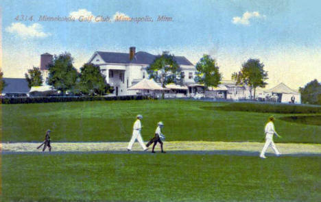 Minnekahda Golf Club, Minneapolis Minnesota, 1914