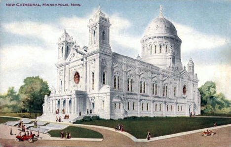 New Cathedral (Basilica), Minneapolis Minnesota, 1910
