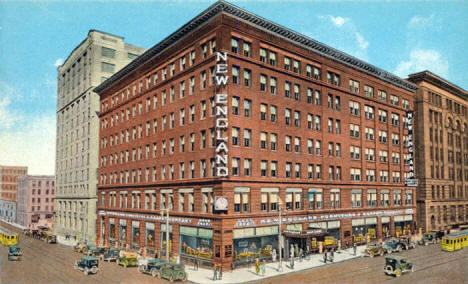 New England Furniture and Carpet Company, 5th Street and 1st Avenue North, Minneapolis Minnesota, 1920's
