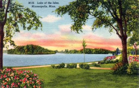 Lake of the Isles, Minneapolis Minnesota, 1938