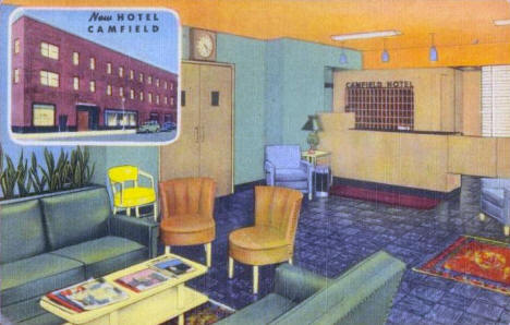 The New Hotel Canfield, Minneapolis Minnesota, 1939