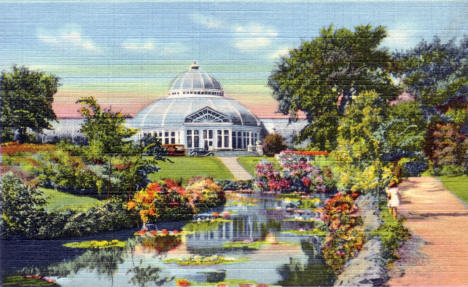Conservatory, Como Park, St. Paul Minnesota, 1943