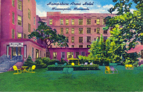 Hampshire Arms Hotel, Minneapolis Minnesota, 1940's?