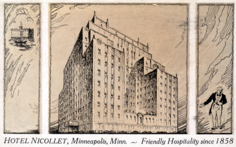 Hotel Nicollet, Minneapolis Minnesota, 1940