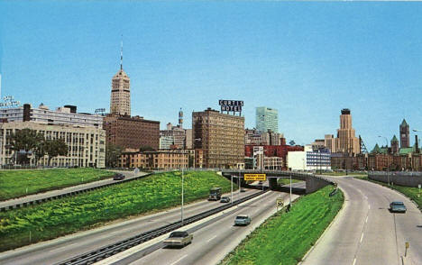 Skyline, Minneapolis Minnesota, 1960's