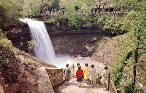 Minnehaha Falls, Minneapolis Minnesota, 1960's