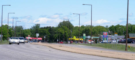 View of Mora Minnesota on Highway 65, 2007