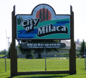 Milaca Minnesota Welcome Sign