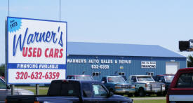 Warner's Used Cars, Little Falls Minnesota
