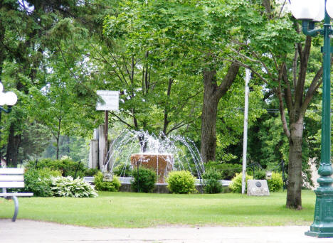 Fountain in Little Falls Minnesota, 2007