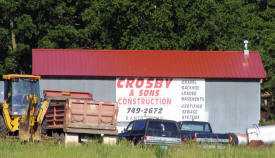 Crosby & Sons Construction, Randall Minnesota
